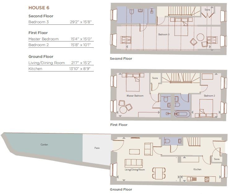 Glasshouses Mill, Glasshouses - New build